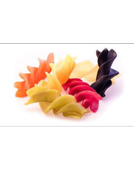 Pasta 6 colori fusilloni...